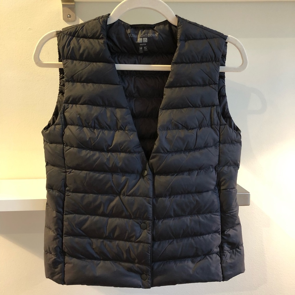Uniqlo Ultra Light Down Vest Black XXS